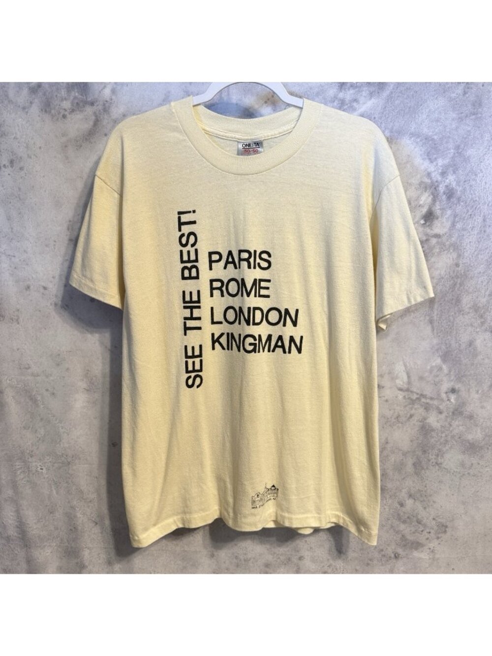 Vintage 90s Kingman Arizona T Shirt Travel Tourist Tee USA Size XL